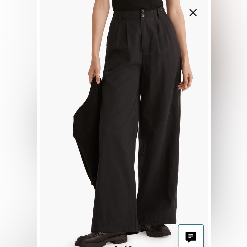 Madewell Harlow Wide Leg Pants Size 0P